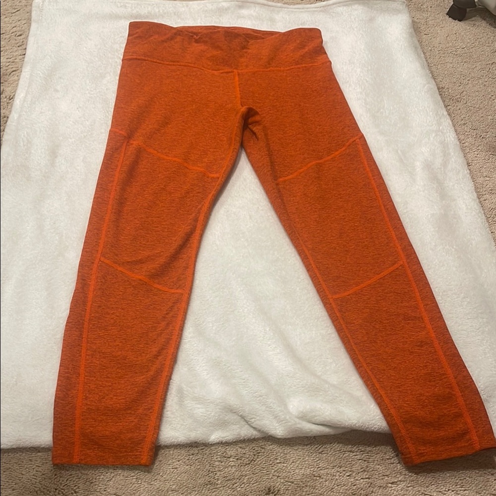 Orange Athletic Leggings